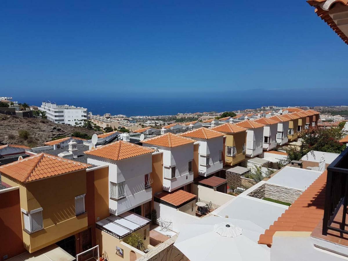 Villa Roque Del Conde With Fantastic Sea View, Terrace, Pool, Wifi, Sat-Tv, Garage Costa Adeje  Luaran gambar